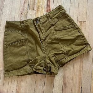Hunter green shorts